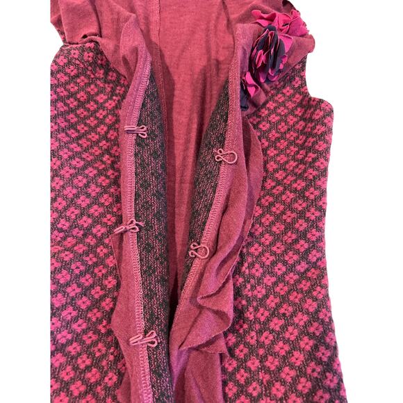 Lulumari Wool Blend Flounce Vest Women's Size S Whimsygoth, Steampunk, Fairy - Picture 7 of 10